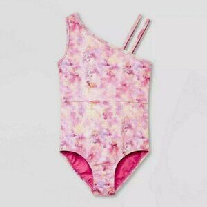 Girls' Dance Leotard - Cat & Jack - Tie Dye Pink - Size XL (14/16)